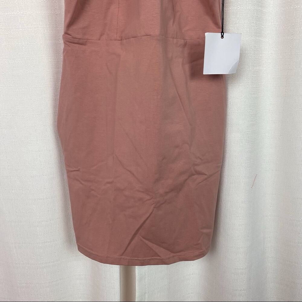 Revolve By The Way. Mauve Pink Mia O Ring Bodycon Mini Dress Sz.M NWT - Picture 7 of 15